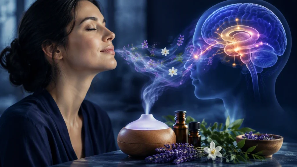 how scent affects brain and mood